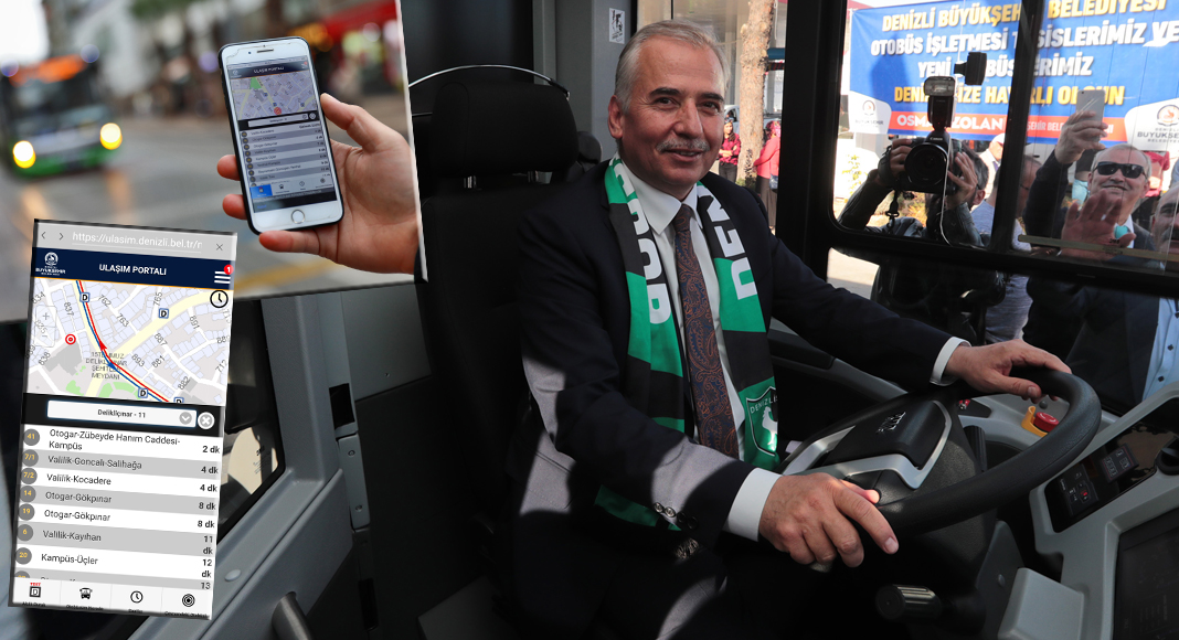 DENİZLİ’DE AKILLI DURAK DÖNEMİ