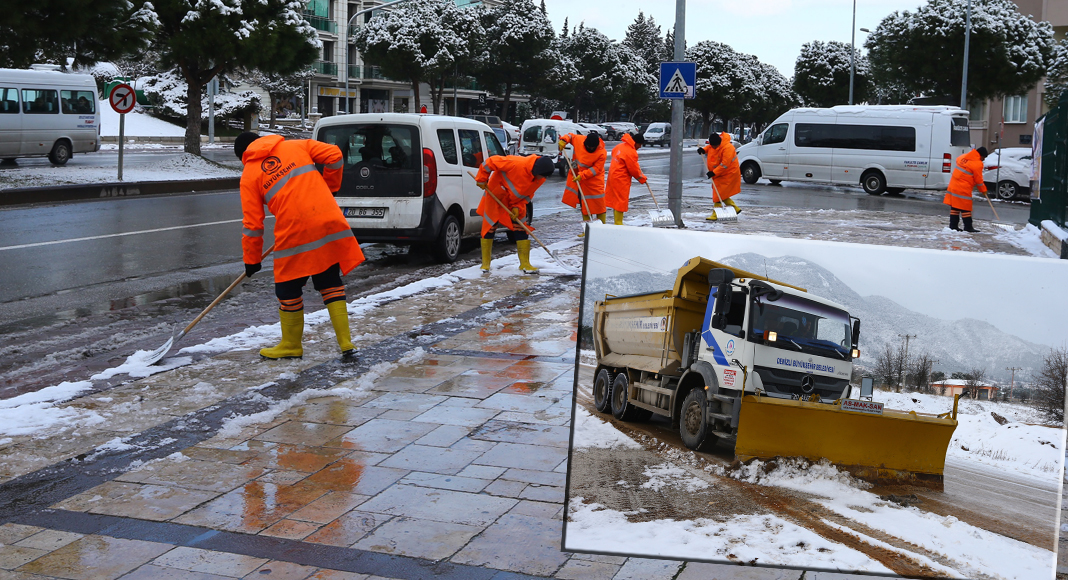 BÜYÜKŞEHİR’DEN KAR MÜCADELESİ