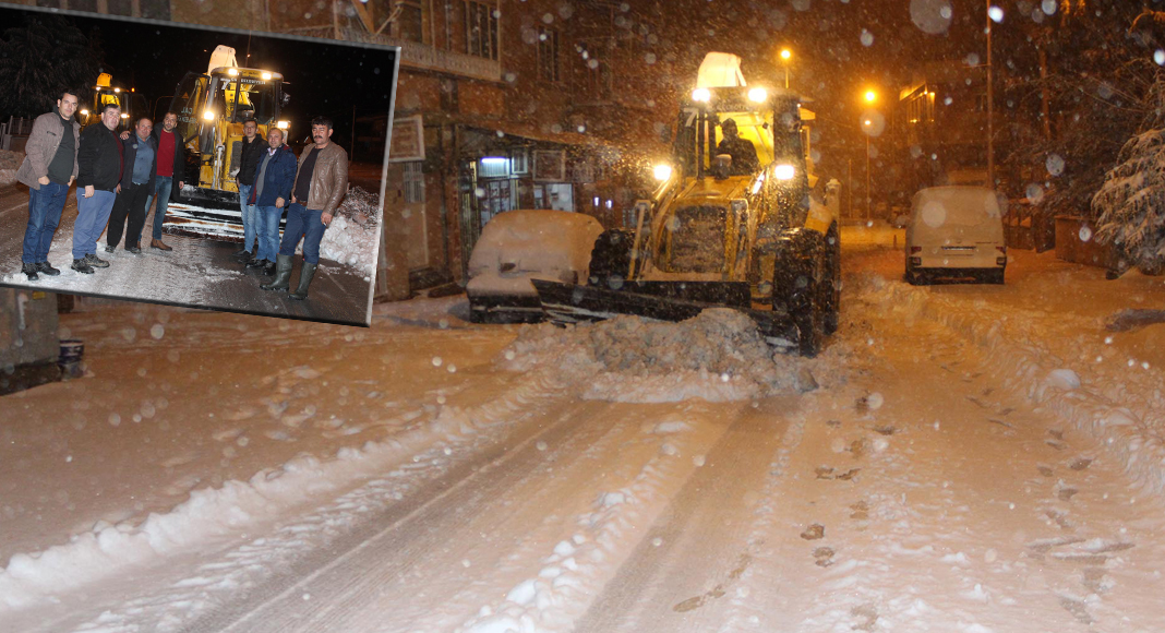 ÇAL’DA KARLA AMANSIZ MÜCADELE