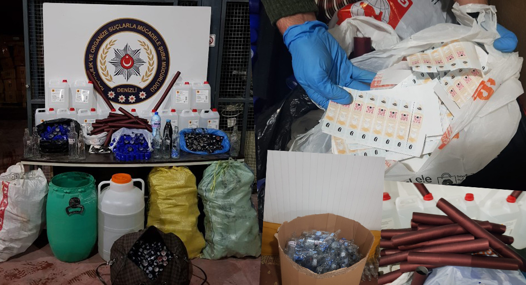 KAÇAK ALKOL YAPANLARA BASKIN