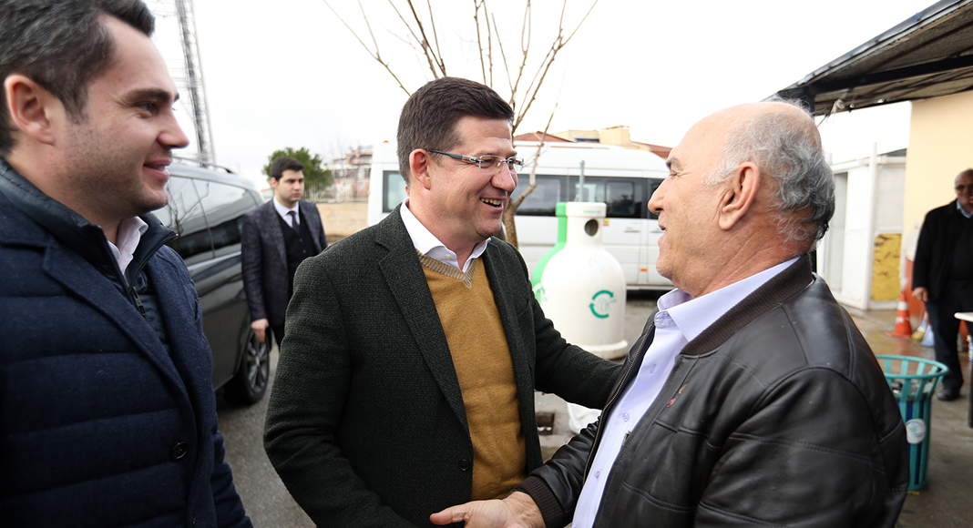 SUBAŞIOĞLU, MİNİBÜSÇÜLERLE BULUŞTU