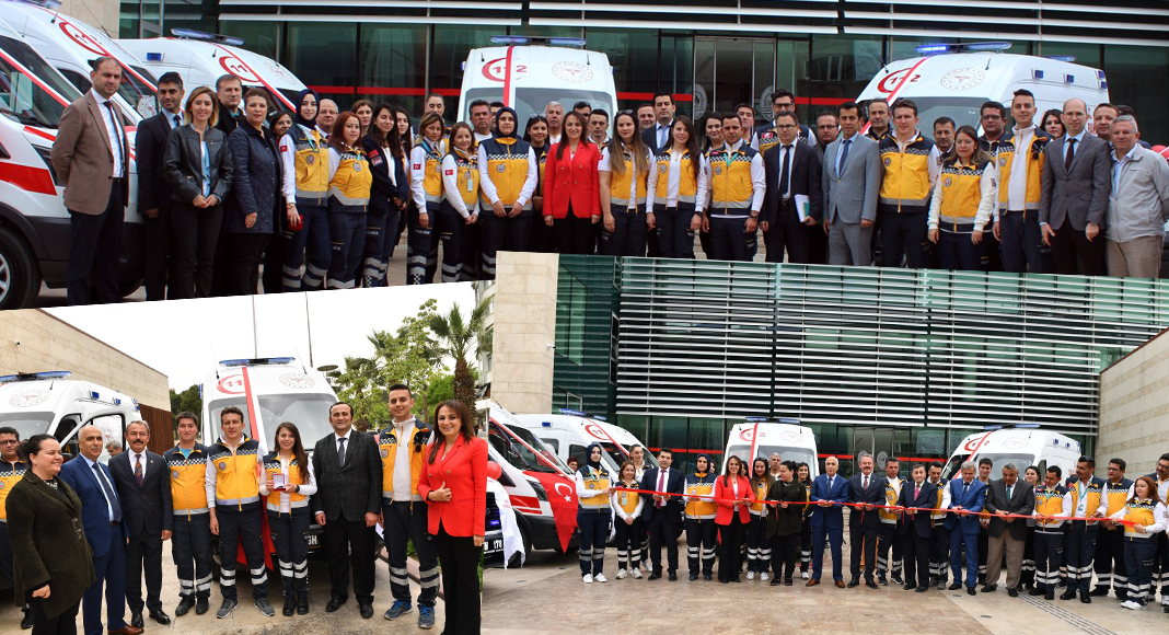 AMBULANSLAR İLÇELERE GÖNDERİLDİ