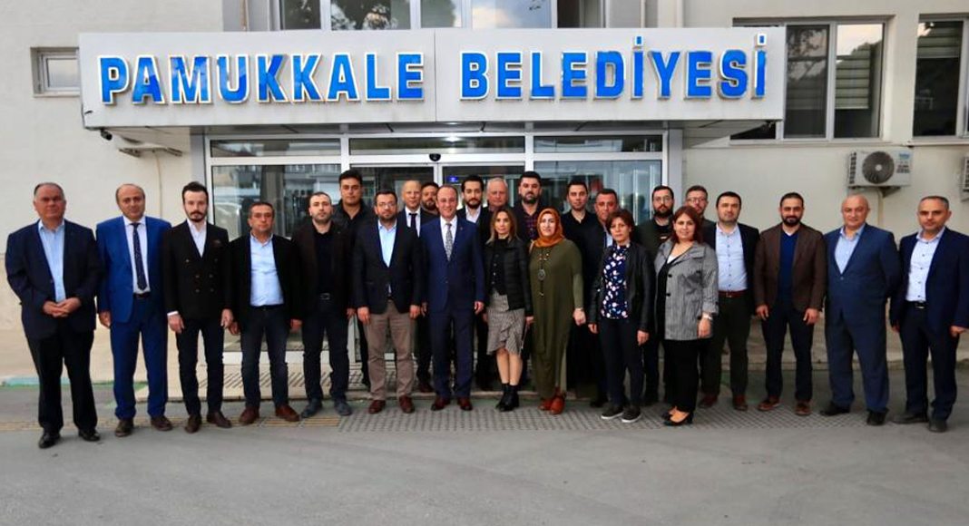 PAMUKKALE TEŞKİLATINDAN BAŞKAN ÖRKİ’YE HAYIRLI OLSUN ZİYARETİ