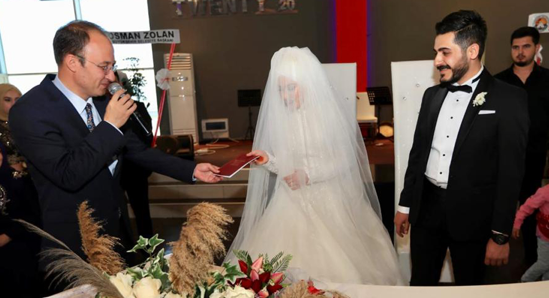 BAŞKAN ÖRKİ İLK NİKAHINI KIYDI