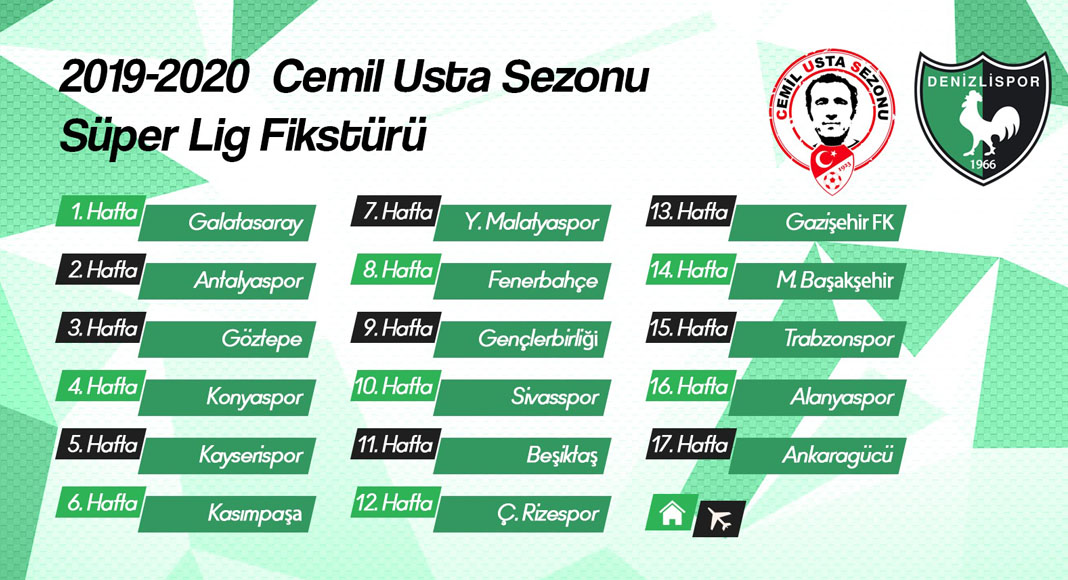 DENİZLİSPOR’DA BAŞKAN ÇETİN’İN RÜYASI GERÇEK OLDU! İLK RAKİP GALATASARAY