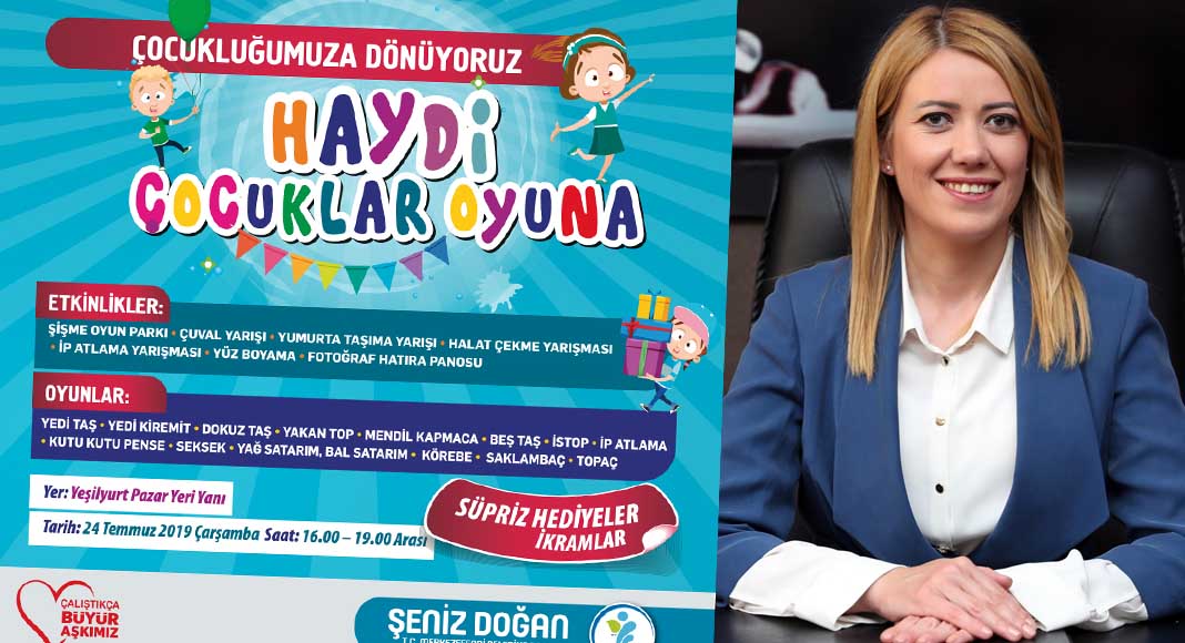 MERKEZEFENDİ’DE ‘HAYDİ ÇOCUKLAR OYUNA’