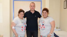 OBEZİTE İKİZLER SAĞLIĞINA KAVUŞTU