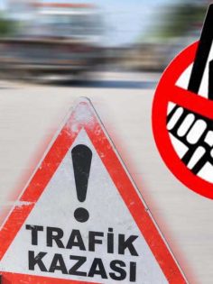 ÇAL’DA KAZA: 8 YARALI