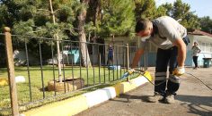 MERKEZEFENDİ’DE OKULLARA BAKIM