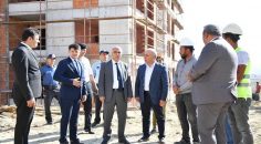 VALİ KARAHAN DEPREM BÖLGELERİNİ ZİYARET ETTİ
