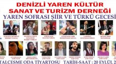 DENİZLİ SANATA DOYACAK