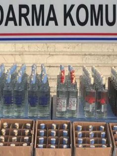 PAMUKKALE’DE KAÇAK İÇKİ OPERASYONU