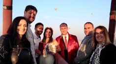 BALONDA DÜNYA EVİNE GİRDİLER