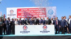 BÜYÜKŞEHİR, 5 MAHALLENİN ALT YAPISINI BAŞTAN AŞAĞIYA YENİLİYOR