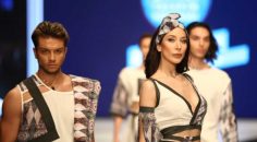 TASARIM YARIŞMASINDA MANKENLER BÜYÜLEDİ