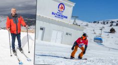 DENİZLİ’DE KAYAK SEZONU AÇILDI