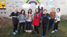 ÖĞRENCİLER BAHÇEYE RENK KATTI