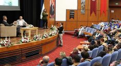 İŞ İNSANI SADETTİN SARAN PAÜ’YE KONUK OLDU