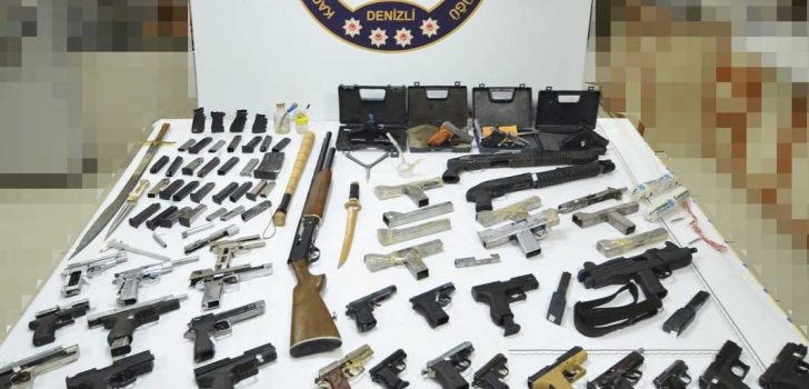 SİLAH KAÇAKÇILARINA BÜYÜK OPERASYON