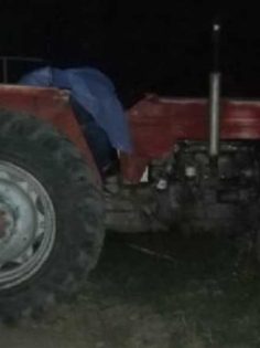 ECEL TRAKTÖRÜN ÜZERİNDE YAKALADI