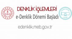 E-DENKLİK DÖNEMİ BAŞLADI