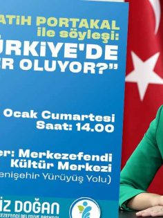 MERKEZEFENDİ DAVET ETTİ, FATİH PORTAKAL MKM’DE KONUŞACAK