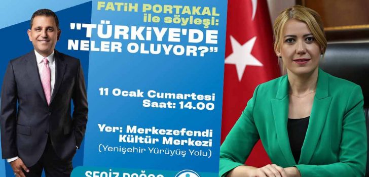 MERKEZEFENDİ DAVET ETTİ, FATİH PORTAKAL MKM’DE KONUŞACAK