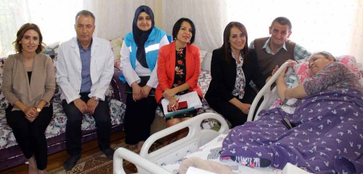 45 BİN HASTAYA EVDE BAKILDI