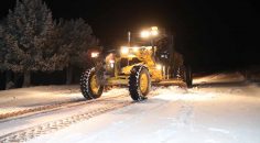 PAMUKKALE BELEDİYESİ KARLA MÜCADELE EDİYOR