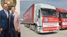 DTO’NUN YARDIM TIRLARI YOLA ÇIKTI