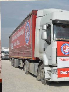 DTO’NUN YARDIM TIRLARI YOLA ÇIKTI