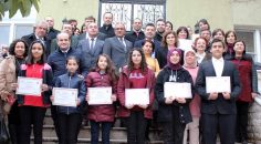 YARIŞMADA ÖDÜLLER VERİLDİ