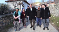 BAŞKAN ÖRKİ SAHADA