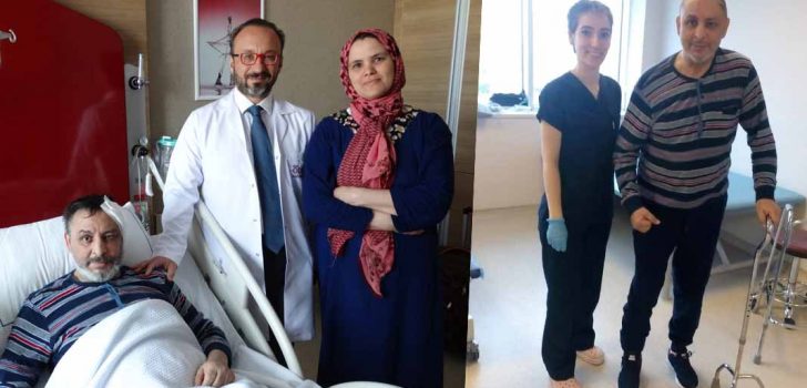 FELÇLİ HASTA DENİZLİ’DE AYAĞA KALKTI