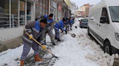 ÇAMELİ’DE KARLA MÜCADELE