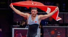 MİLLİ GÜREŞÇİ TÖRENLE KARŞILANACAK