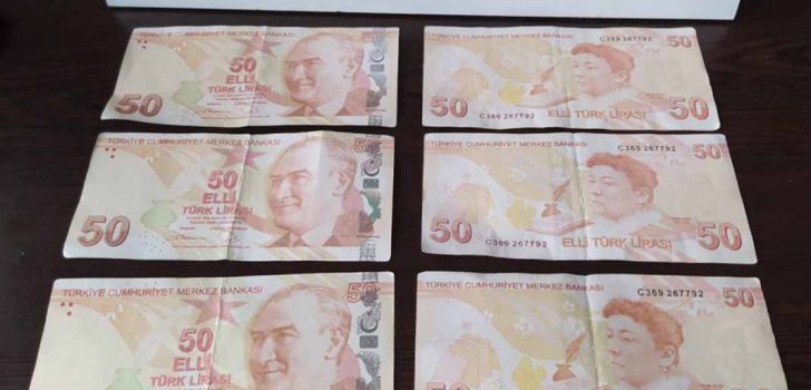 SAHTE PARA ELE GEÇİRİLDİ