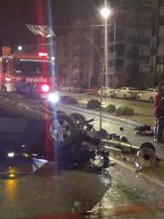 DENİZLİ’DE KAZA: 1 ÖLÜ, 3 YARALI