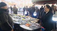 MİLLETVEKİLİ ÖK BALIK TEZGAHINDA