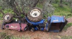 GENÇ KADIN TRAKTÖRÜN ALTINDA CAN VERDİ