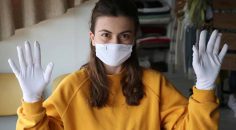 ANTİBAKTERİYEL MASKE ÜRETİMİ YAPTILAR