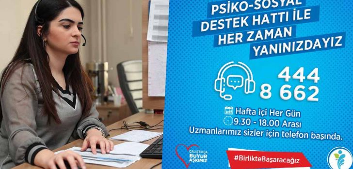 MERKEZEFENDİ BELEDİYESİ PSİKO-SOSYAL DESTEK HATTI KURULDU