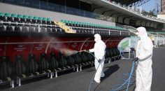 ATATÜRK STADI DEZENFEKTE EDİLDİ