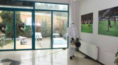 DENİZLİSPOR TESİSLERİ DEZENFEKTE EDİLDİ