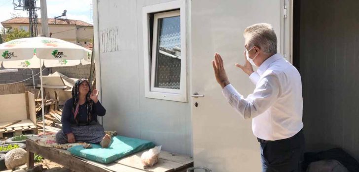 CHP’Lİ VEKİL SANCAR: 13 AYDIR KONTEYNERDE YAŞIYORLAR!