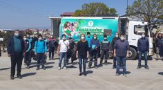 BAŞKAN DOĞAN EKİBİYLE BİRLİKTE GÖREV BAŞINDA