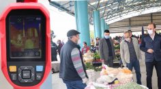 PAMUKKALE’DEN PAZARYERLERİNE ISI ÖLÇERLİ KAMERA ÖNLEMİ