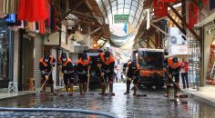 BÜYÜKŞEHİR’DEN KALEİÇİ’NDE KORONAVİRÜS MESAİSİ