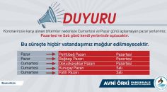 PAMUKKALE’DE PAZARLARIN GÜNÜ DEĞİŞTİ