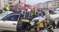 DENİZLİ’DE KAZA: 2 YARALI